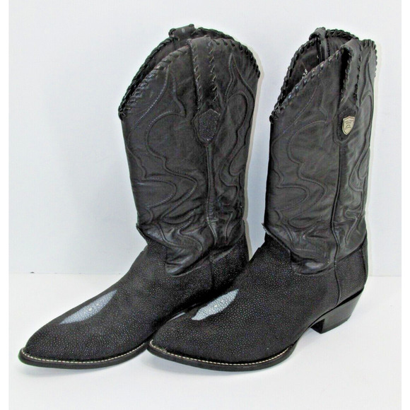 Wild West exotic genuine STINGRAY boots MENS size 11 EE main image 11
